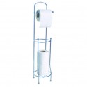 Porte Rouleau papier Wc réserve sur pied Chromé Gris MSV MSV