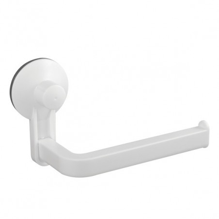 MSV Porte Rouleau papier Wc ou serviettes à ventouse PVC Blanc MSV