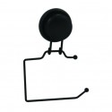 Porte Rouleau papier Wc ou serviettes à ventouse Acier Noir mat MSV MSV