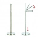 Porte Rouleau papier Wc sur pied Inox MSV MSV