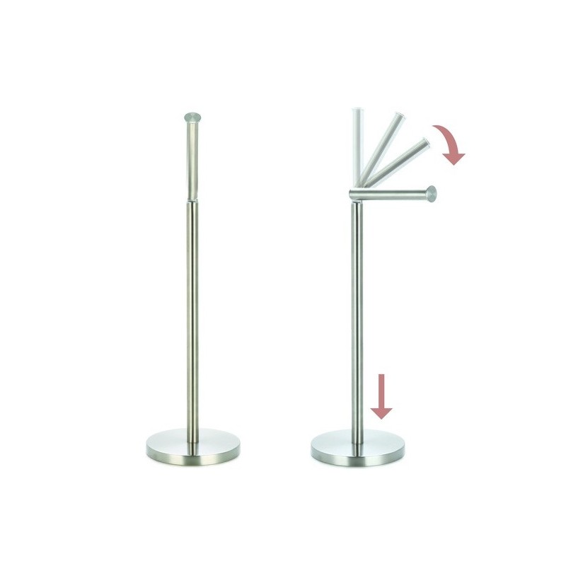 Porte Rouleau papier Wc sur pied Inox MSV MSV
