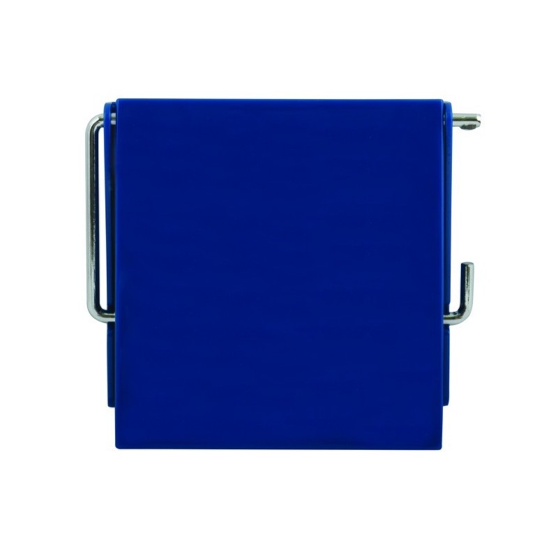 Porte Rouleau Papier Wc Mural PS & Acier chromé Bleu Foncé MSV MSV