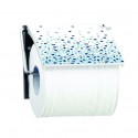Porte Rouleau Papier Wc Mural PS & Acier chromé BREST Bleu MSV MSV