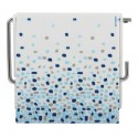 Porte Rouleau Papier Wc Mural PS & Acier chromé BREST Bleu MSV MSV