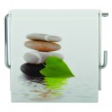 MSV Porte Rouleau Papier Wc Mural PS & Métal chromé Lingga MSV