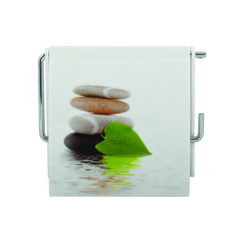 Porte Rouleau Papier Wc Mural PS & Acier chromé Lingga MSV MSV