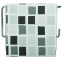 Porte Rouleau Papier Wc Mural PS & Acier chromé MOSAIKO Gris MSV MSV