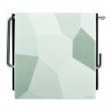 MSV Porte Rouleau Papier Wc Mural PS & Métal chromé Origami MSV