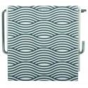 MSV Porte Rouleau Papier Wc Mural PS & Acier chromé Wave Gris MSV