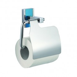 Porte Rouleau Papier Wc Mural Alba Zin Chromé MSV MSV