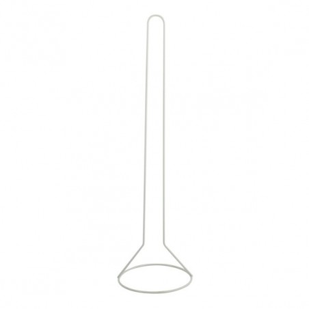 MSV Porte Rouleau Papier Wc sur pied Acier Blanc MSV