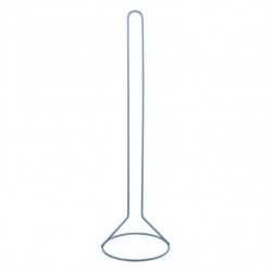 MSV Porte Rouleau Papier Wc sur pied Métal Bleu Clair