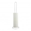 Porte Rouleau Papier Wc sur pied Acier Gris MSV MSV