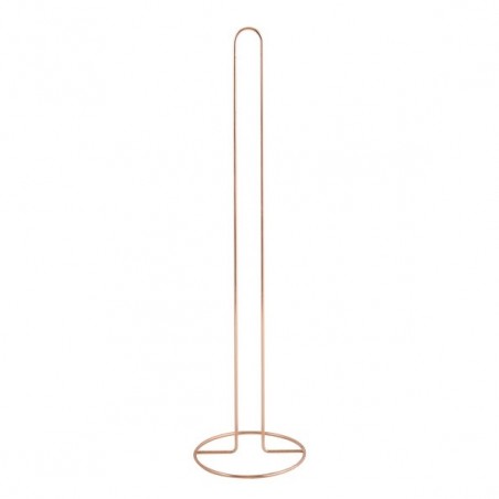Porte Rouleau Papier Wc sur pied Acier effet Cuivré MSV MSV