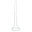 MSV Porte Rouleau Papier Wc Sur pied Métal gris MSV