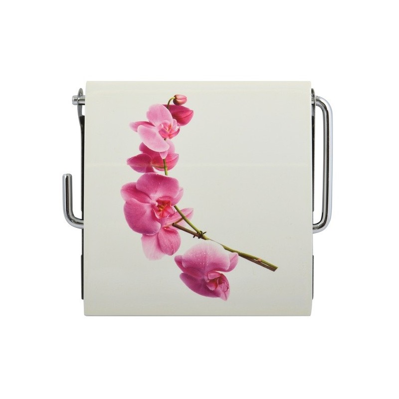 Porte Rouleau Papier Wc Mural MDF & Inox LANYU Blanc MSV MSV