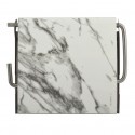 Porte Rouleau Papier Wc Mural Mdf Inox TOSCANA Marbre MSV MSV