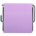 MSV Porte Rouleau Papier Wc Mural MDF & Inox Rose MSV
