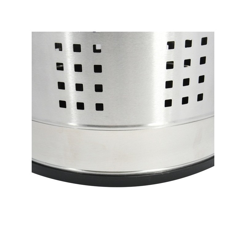 MSV Laundry basket 46L with cushion lid Stainless steel MSV