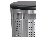 Panier à linge 46L avec couvercle coussin Inox MSV MSV
