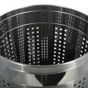 Panier à linge 46L avec couvercle coussin Inox MSV MSV