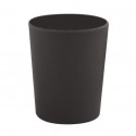 Spirella Lot de 5 accessoires de salle de bain en Fibre de Bambou TAKEO Gris Anthracite Spirella