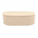Spirella Lot de 4 accessoires de salle de bain en Fibre de Bambou TAKEO Sable Spirella