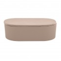 Lot de 5 accessoires de salle de bain en Fibre de Bambou TAKEO Taupe Spirella Spirella