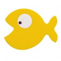 sticker figurine antidérapant de douche ou baignoire PVC HUNGRY x5 pièces Jaune Spirella Spirella