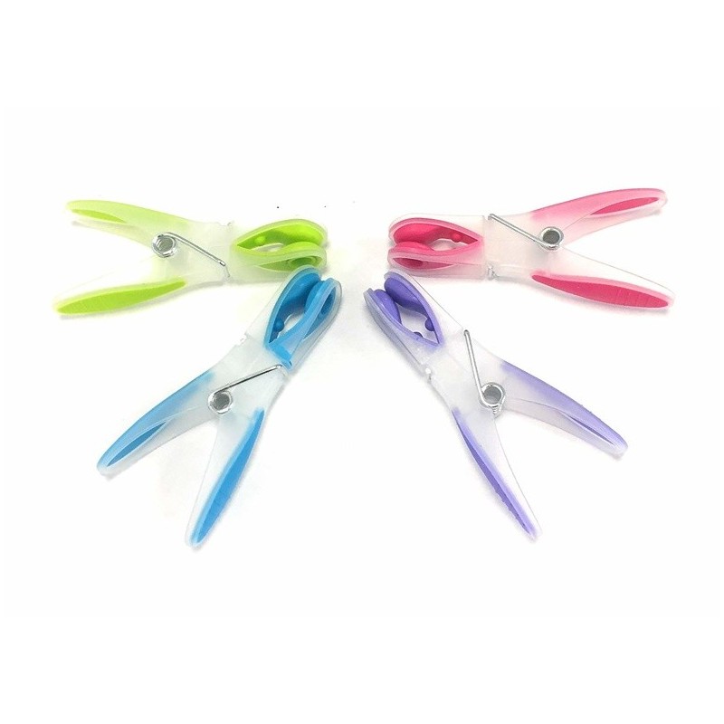 Lot de 144 Pinces à linge Bi-matiere anti-UV MSV MSV