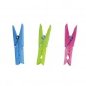 MSV Lot de 120 pinces à linge Plastique Coloris assortis MSV