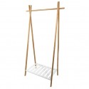 Portant Bambou avec étagère MIA Bois & Blanc MSV MSV