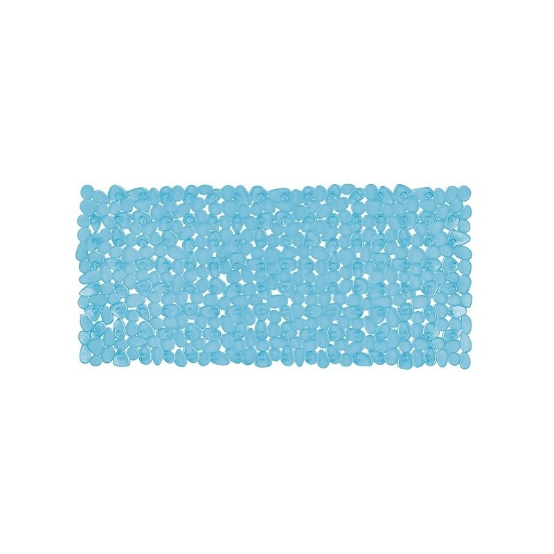 Tapis Fond de baignoire PVC RIVERSTONE 75x36cm Bleu Clair Spirella Spirella