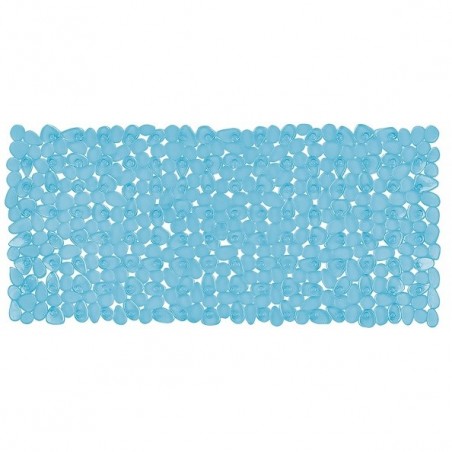 Spirella Tapis Fond de baignoire PVC RIVERSTONE 75x36cm Bleu Clair Spirella