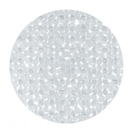 Tapis Fond de douche rond PVC RIVERSTONE ø57cm Clair Spirella Spirella