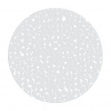 Spirella Tapis Fond de douche rond PVC RIVERSTONE ø57cm Blanc Spirella