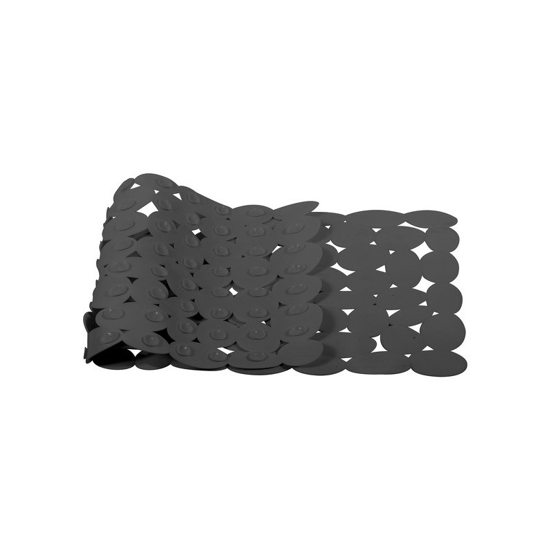 Spirella Tapis Fond de baignoire PVC MARATHON 73x36cm Gris Foncé Spirella