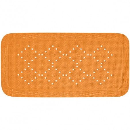 Tapis Fond de baignoire  PVC ALASKA 71x36cm Orange Spirella Spirella
