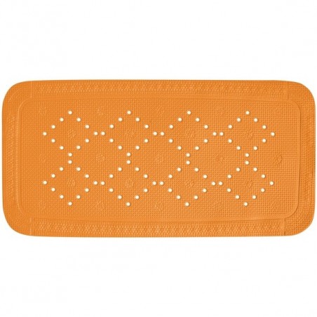 Tapis Fond de baignoire  PVC ALASKA 91x36cm Orange Spirella Spirella