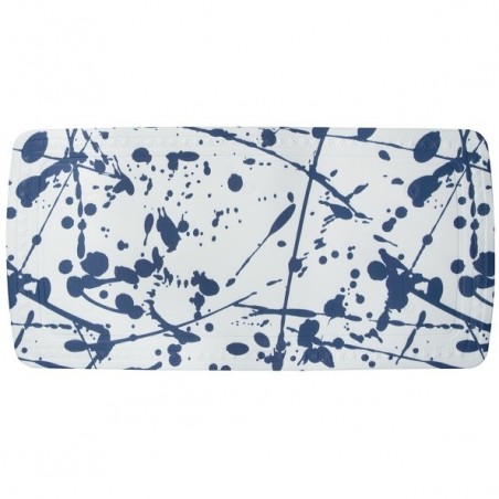 Spirella Tapis Fond de de baignoire PVC BANG 71x36cm Bleu Spirella