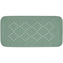 Spirella Tapis Fond de baignoire PVC ALASKA 71x36cm Vert Mousse
