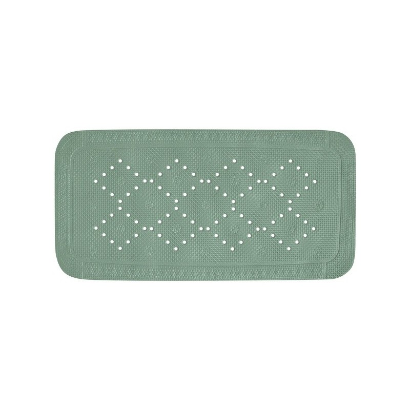 spirella Tapis Fond de baignoire PVC ALASKA 91x36cm Vert Mousse Spirella
