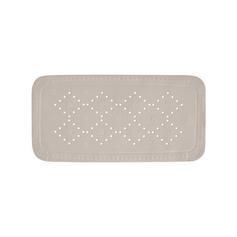 spirella Tapis Fond de baignoire PVC ALASKA 91x36cm Taupe Spirella