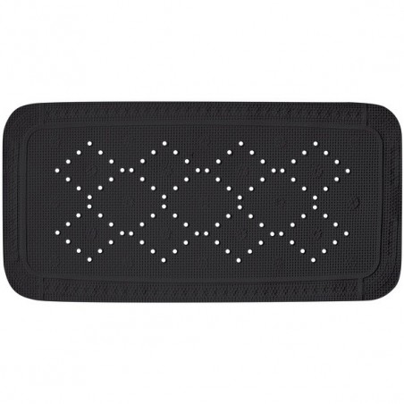 Spirella Tapis de baignoire PVC ALASKA 91x36cm Noir Spirella