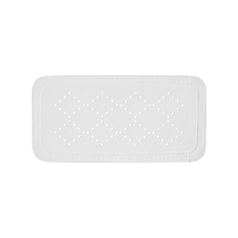 Spirella Tapis de baignoire PVC ALASKA 91x36cm Blanc Neige Spirella