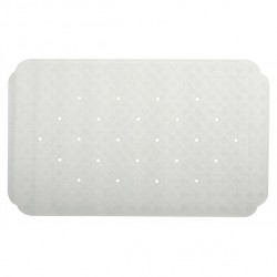 Spirella Tapis Fond de baignoire Caoutchouc RUBY 70x40cm Blanc