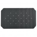 Spirella Tapis Fond de baignoire Caoutchouc RUBY 70x40cm Gris Foncé Spirella