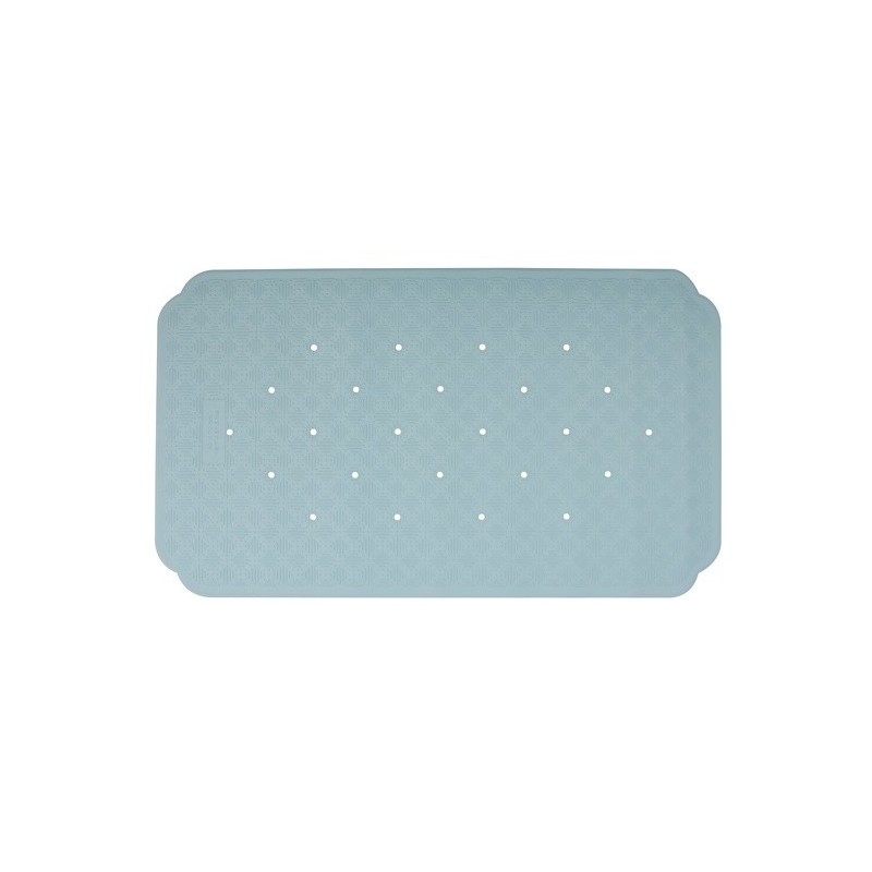 spirella Tapis Fond de baignoire Caoutchouc RUBY 70x40cm Bleu Froid Spirella