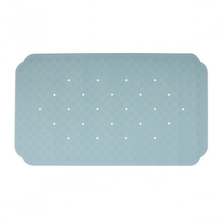 Spirella Tapis Fond de baignoire Caoutchouc RUBY 70x40cm Bleu Froid Spirella