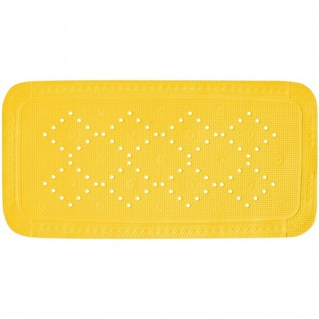 Spirella Tapis Fond de baignoire PVC ALASKA 71x36cm Jaune Sunshine Spirella